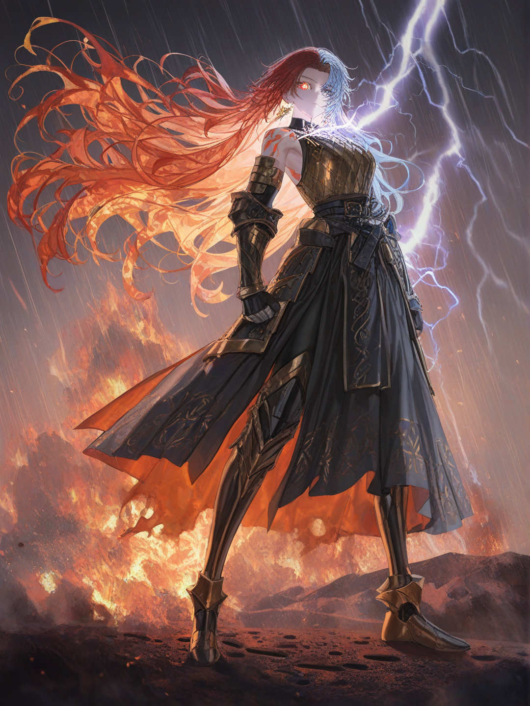 Even thunder kneels before the queen who commands it.