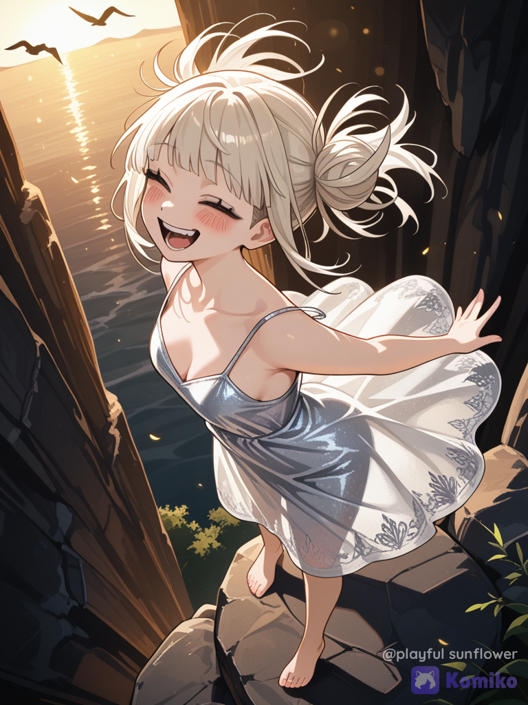 Himiko en comunión con extrañas energías 
