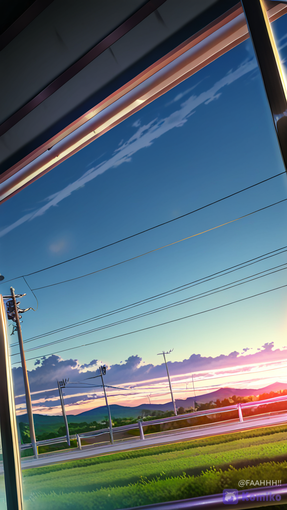 Sunrise through the bus window 🌅🚌