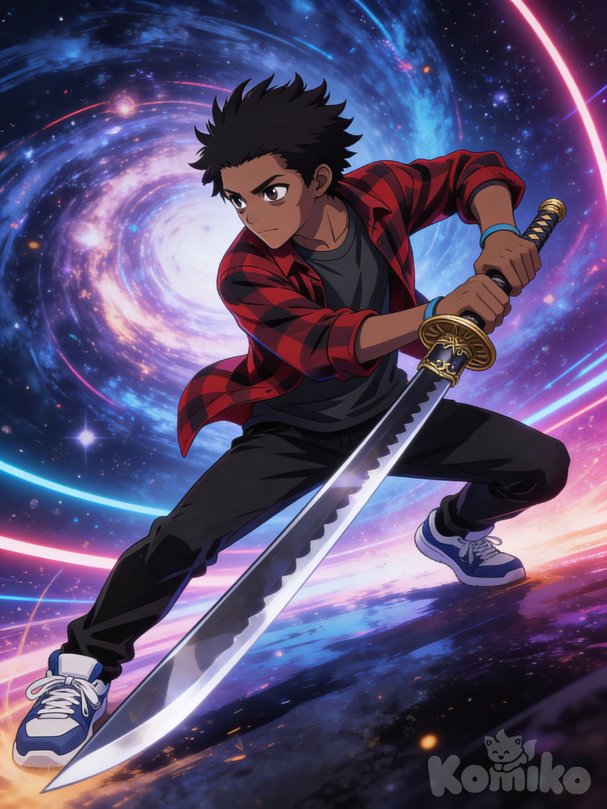 Me with a blade
