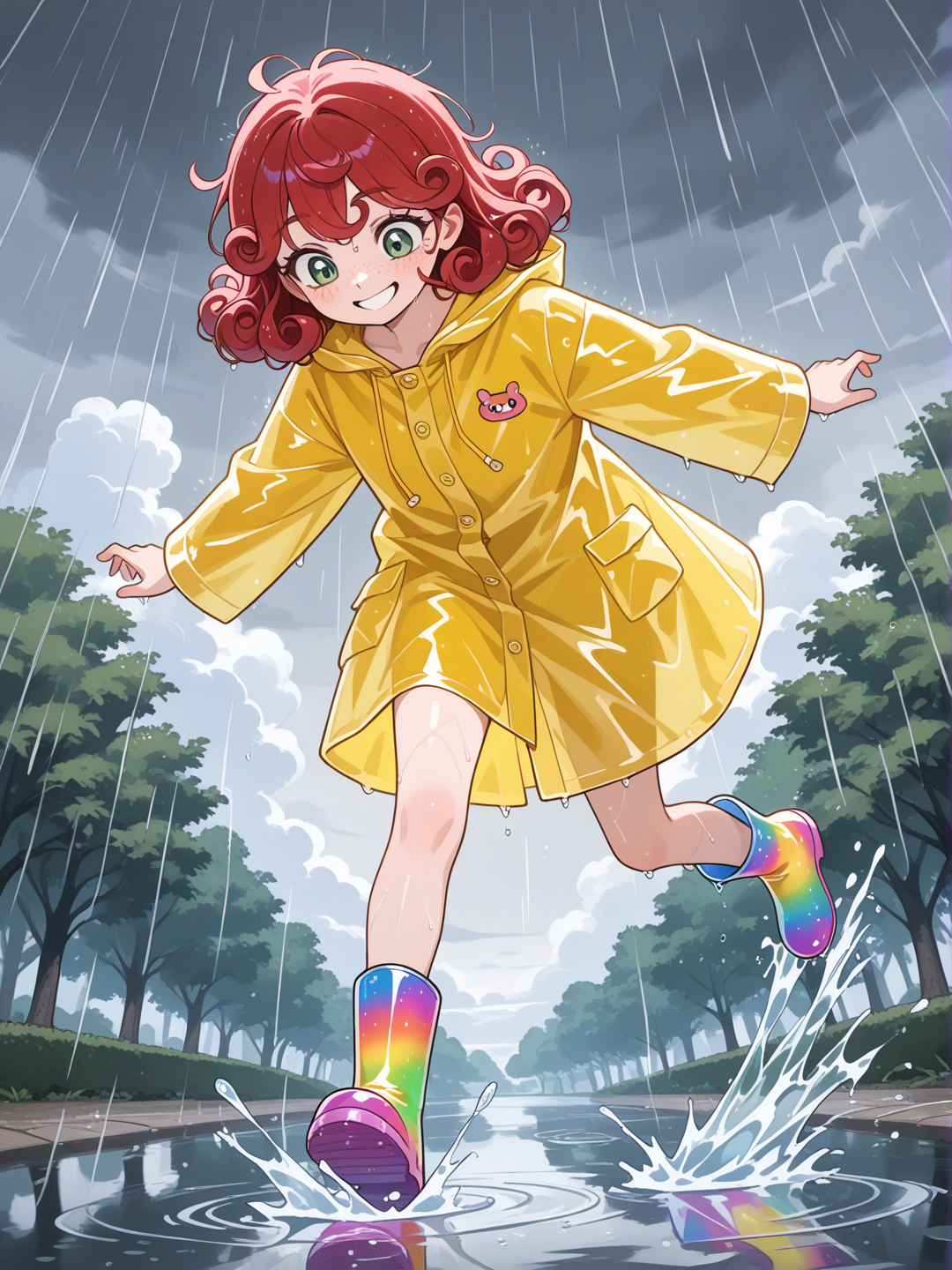 New OC splashing in the rain