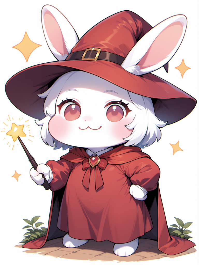 Bunny wizard!