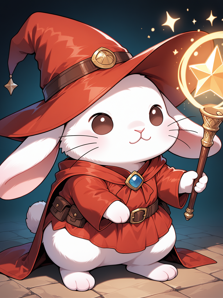 Bunny wizard!