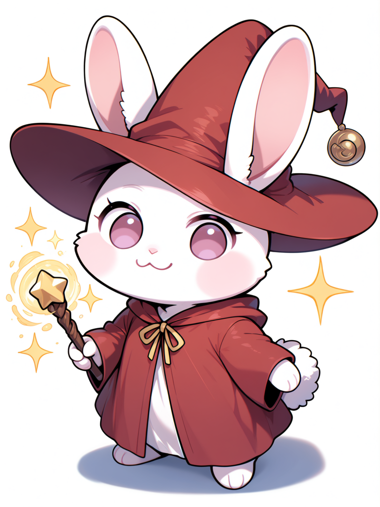 Bunny wizard!