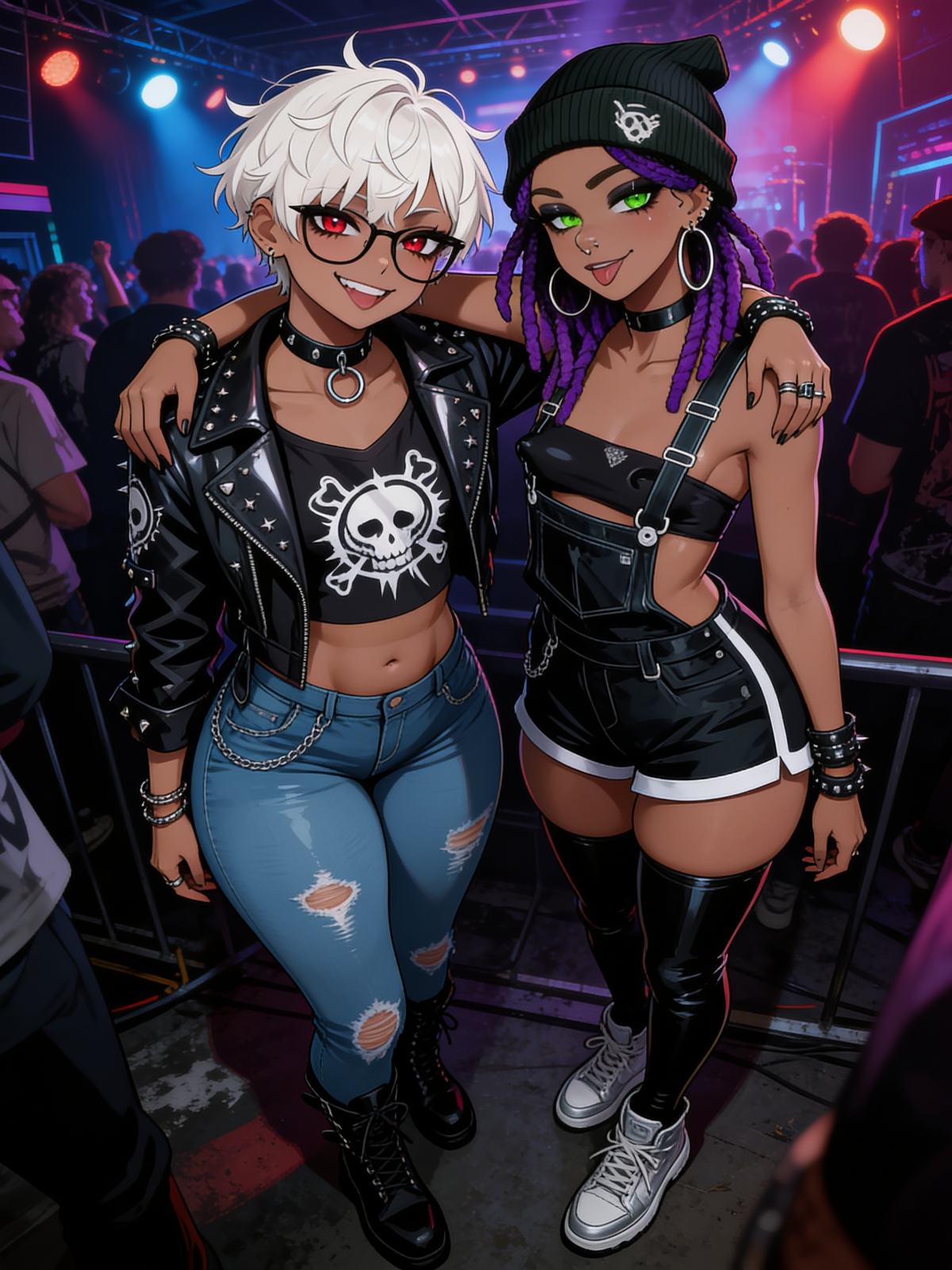 Met this cool chick at a show