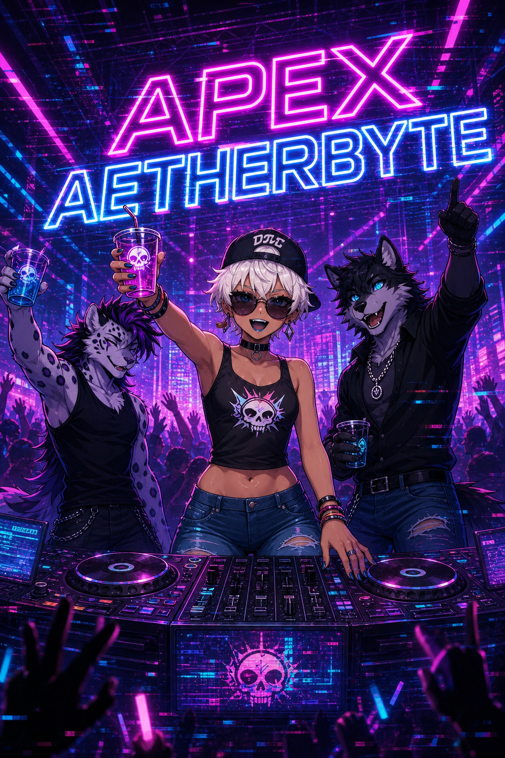 Hot time at the club APEX AETHERBYTE!