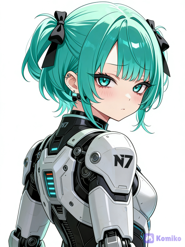 Remixed someone else's robot girl for once