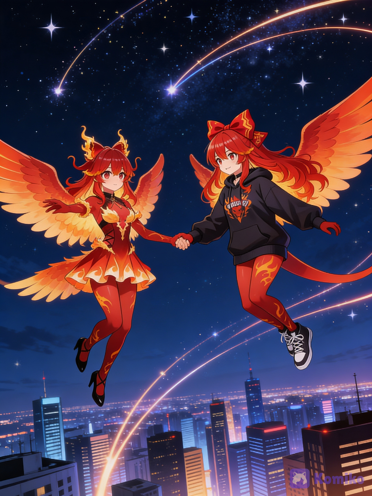 Xienoph and her daughter Wildfire