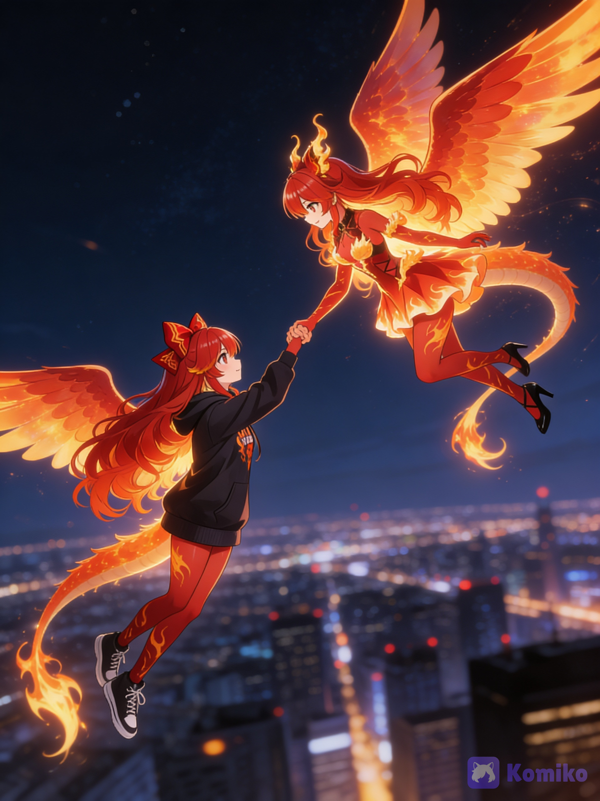 Xienoph and her daughter Wildfire