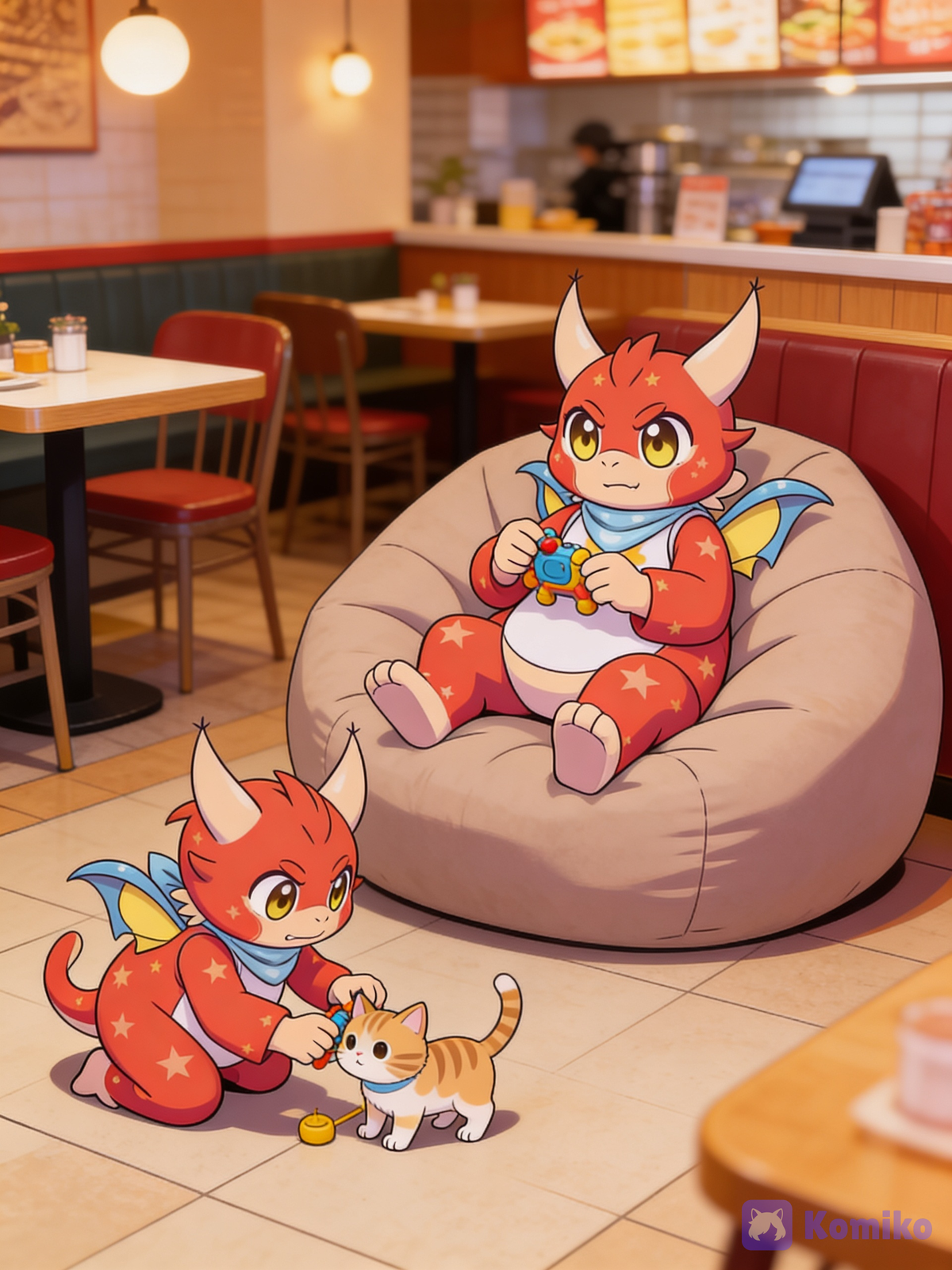 Sparky and Chibi