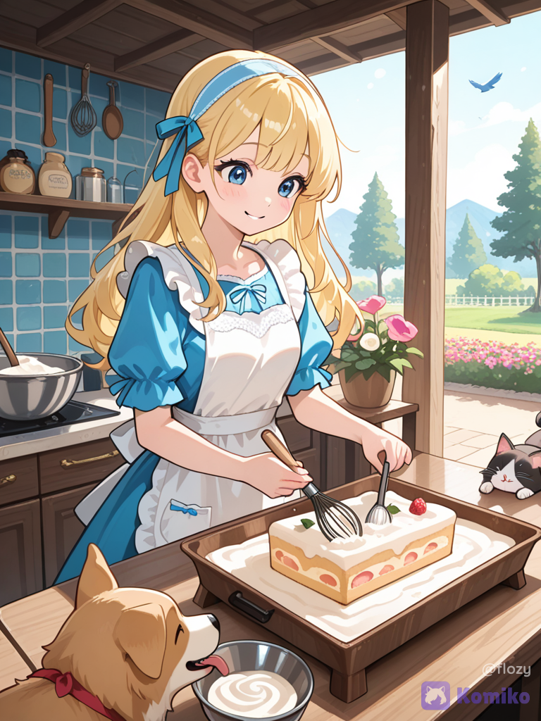 Cinderella's Cake Baking Day 🍰🐾