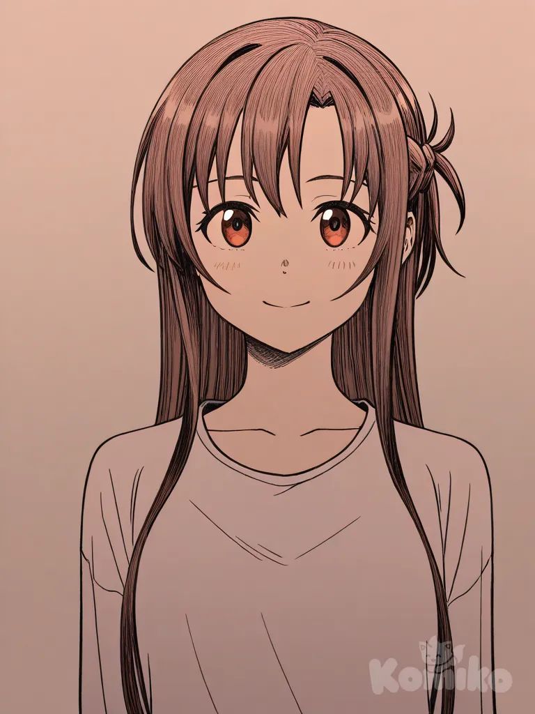 [toon-shaded-style], comic shading, anime coloring, hatching (texture), @Asuna_(Sao)