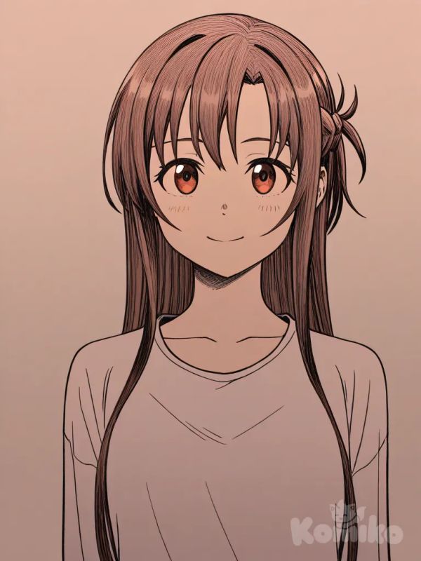 [toon-shaded-style], comic shading, anime coloring, hatching (texture), @Asuna_(Sao)