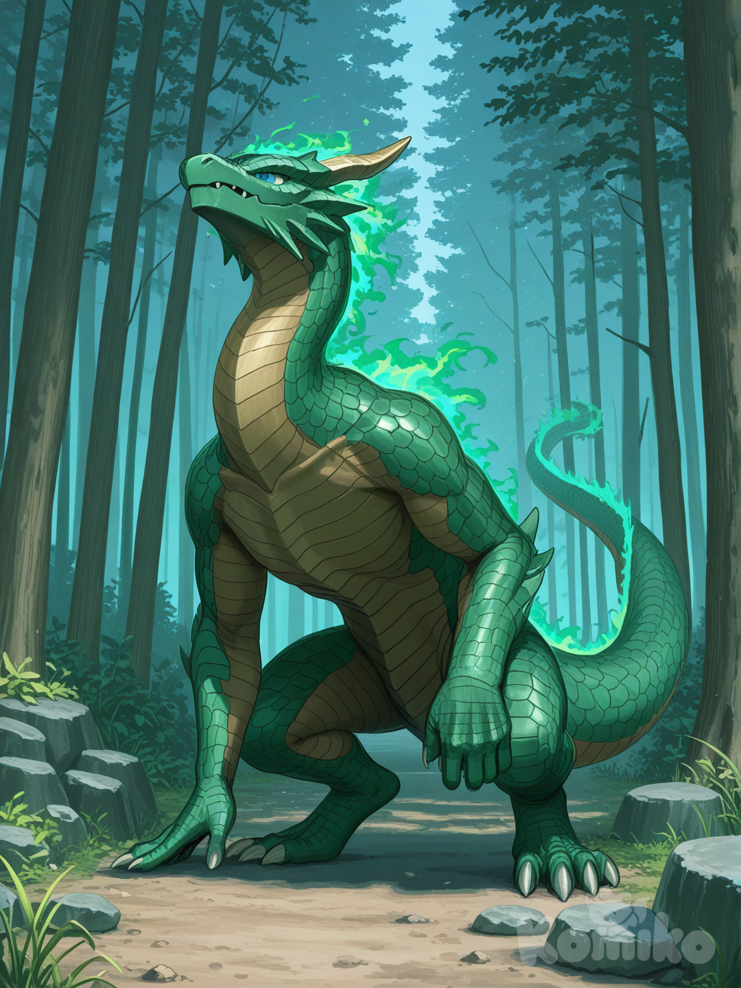 Green Lizarddragon 