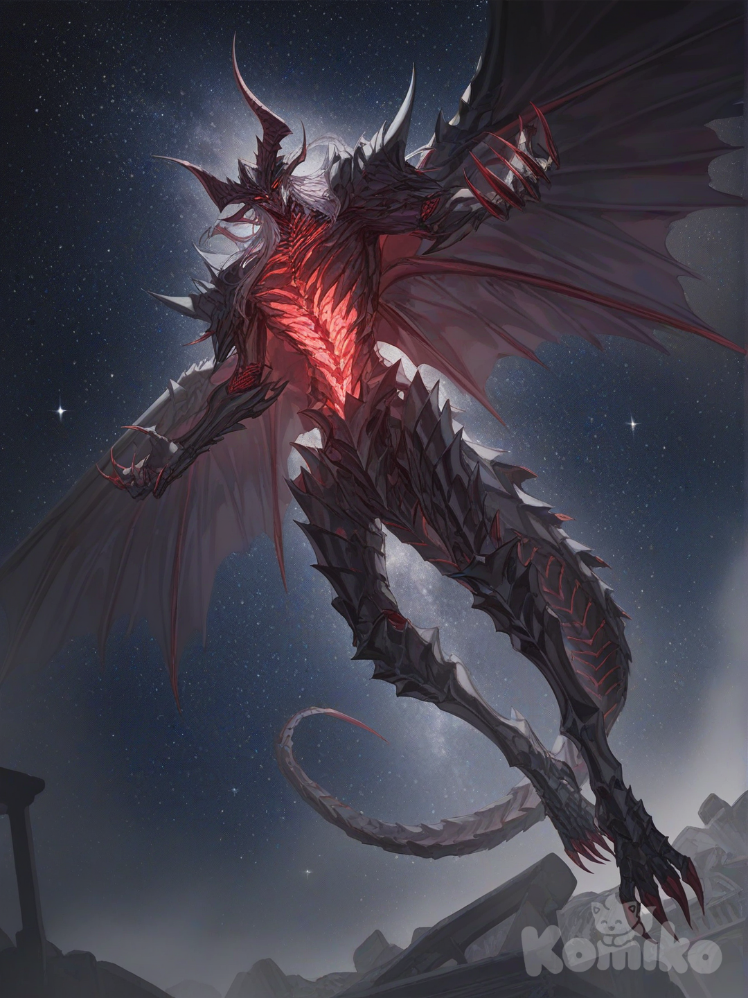 Falling Chaos Dragon Abtraxta