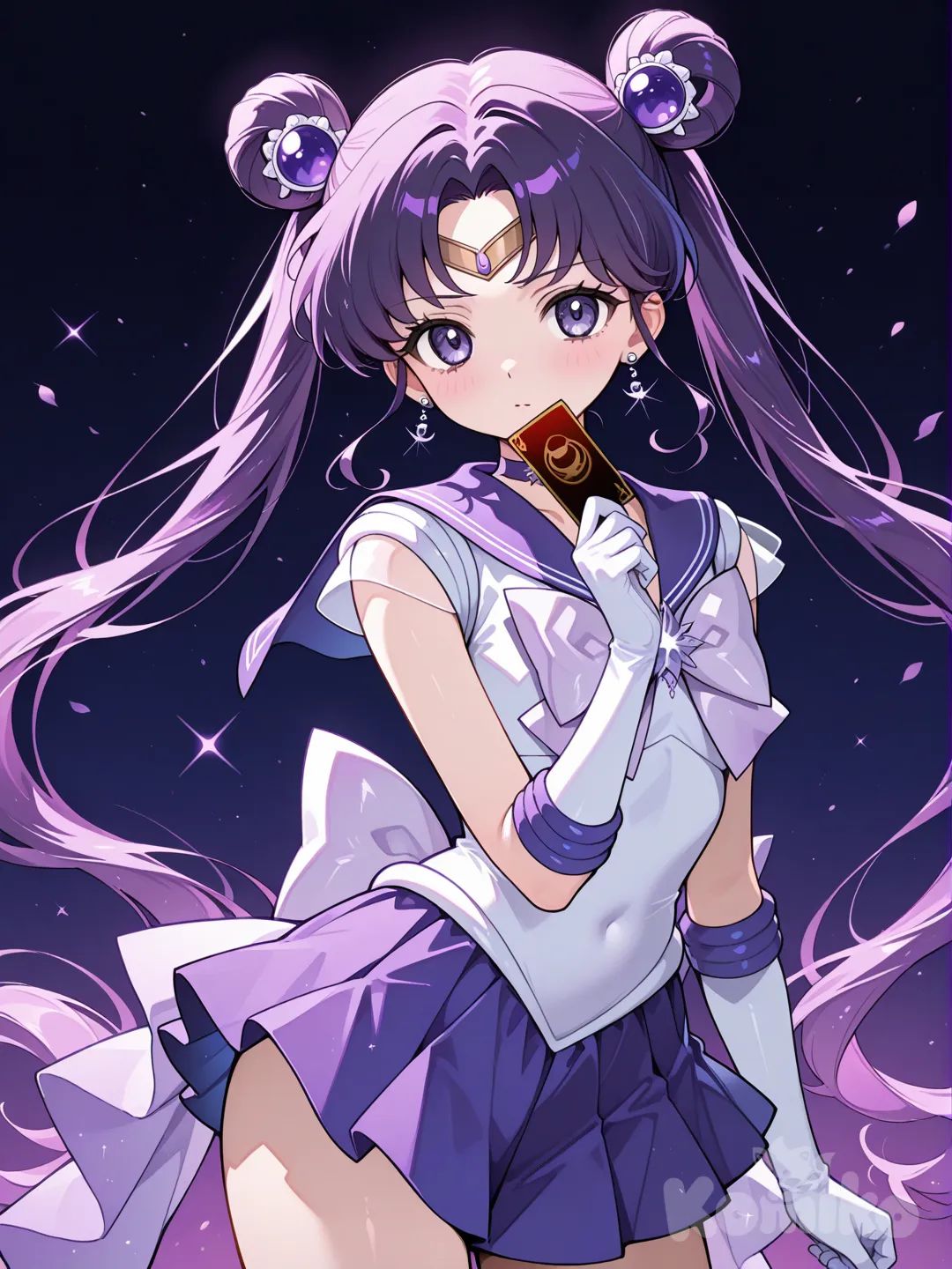 @sailor-taro-sailor-lenass-LbXv purple and white bow, ninja, Kunochi sailor senshi , 1girl, Solo