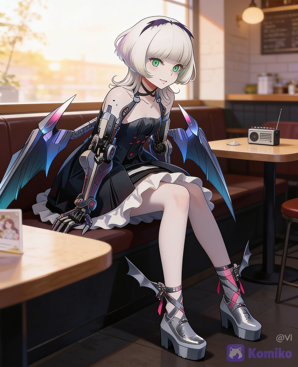 Lunch at the café