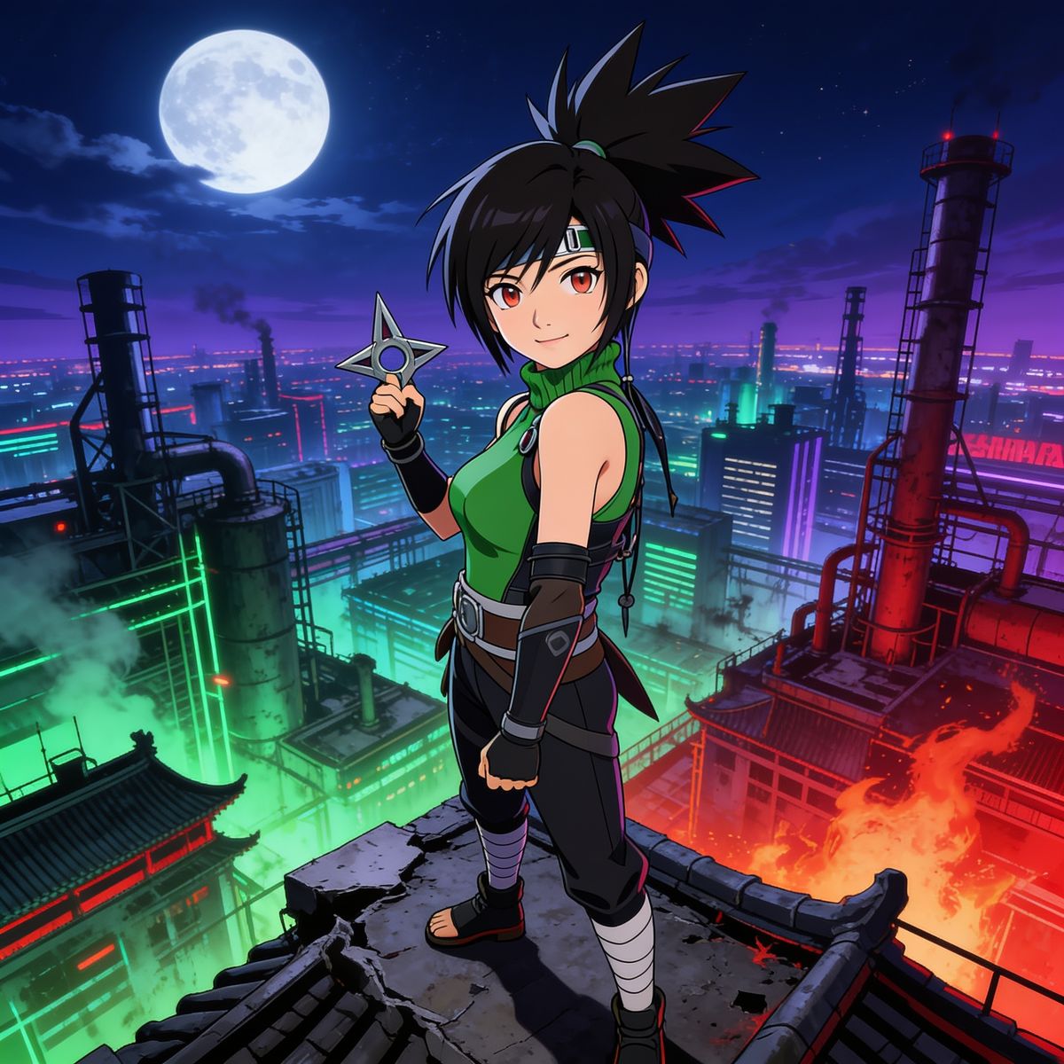 Yuffie Kisaragi going in action!