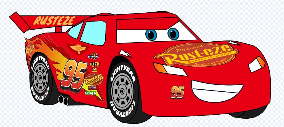 McQueen after the crash (my version)