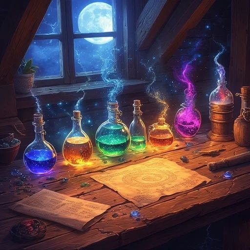 An Apothecary's Homemade Magical Potions