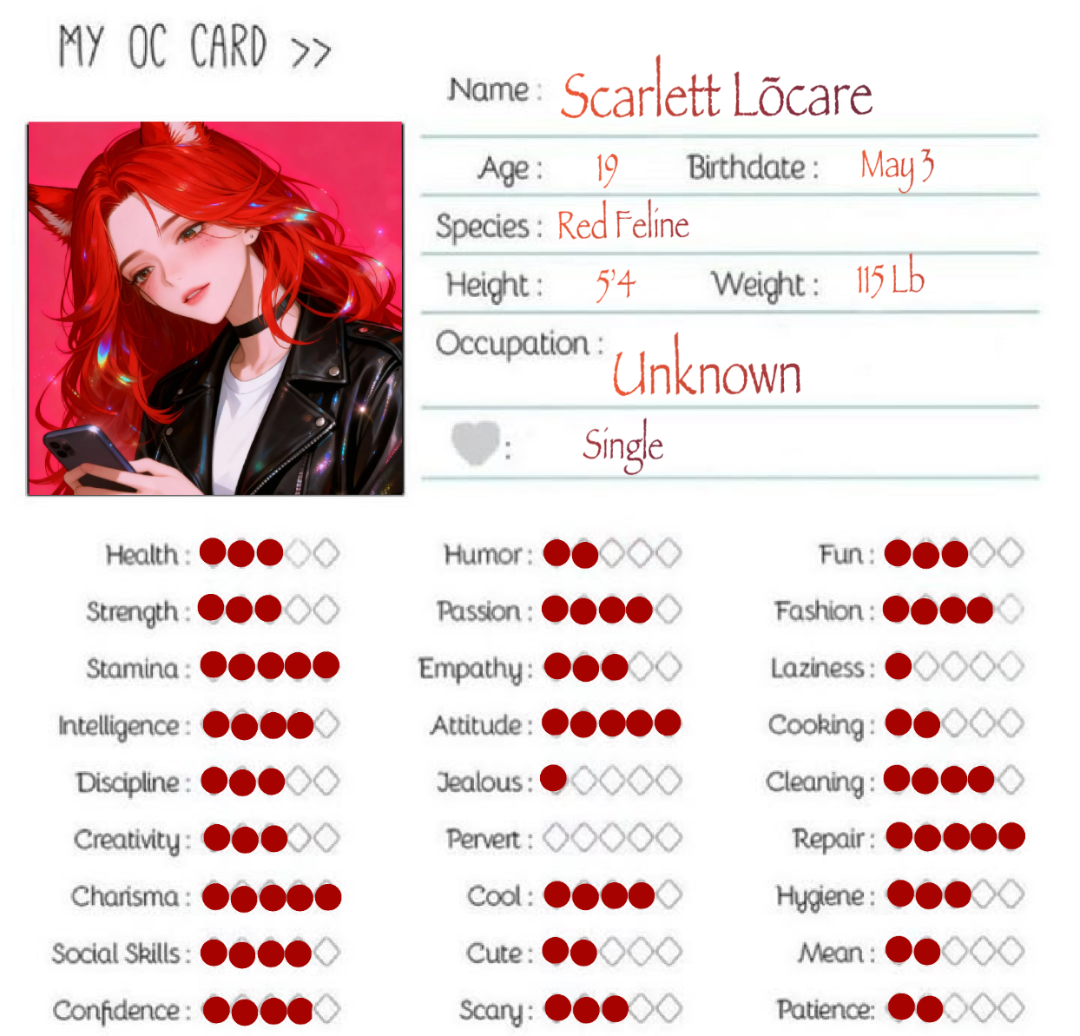 Scarlett My OC 