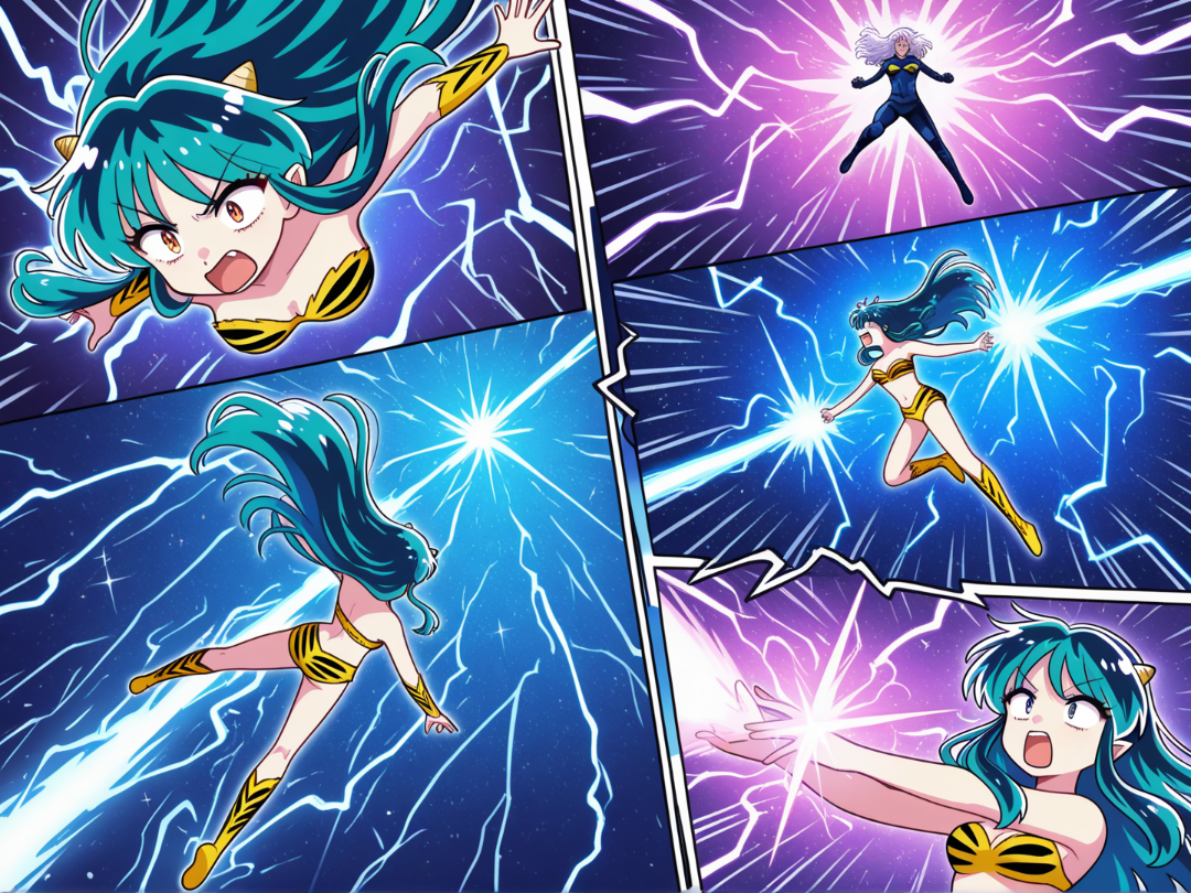 Lum vs Storm (X-Men)