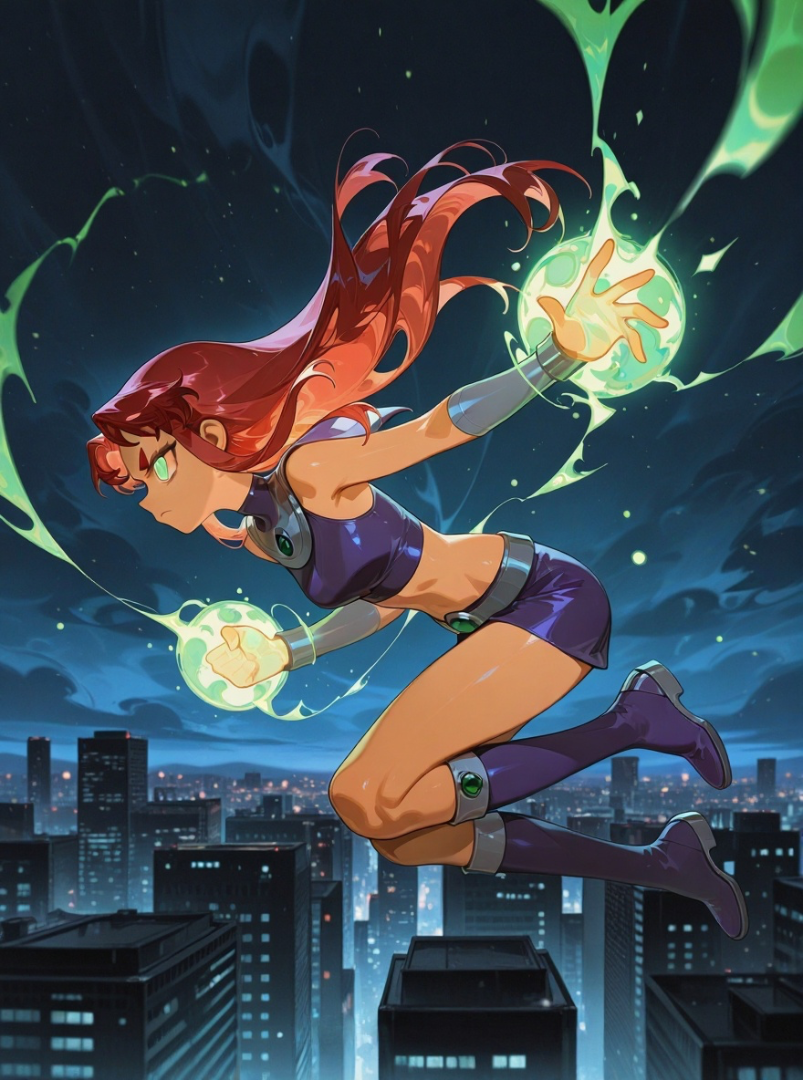 Starfire wallpaper 