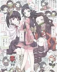 Nezuko, Kanao, and Makomo!!! >v<