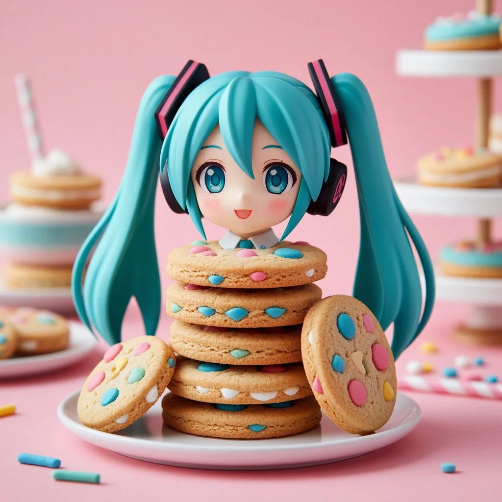 Miku cookie