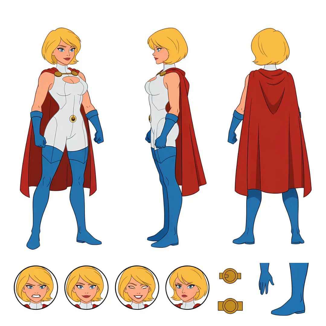 Power Girl Animated Series Style
