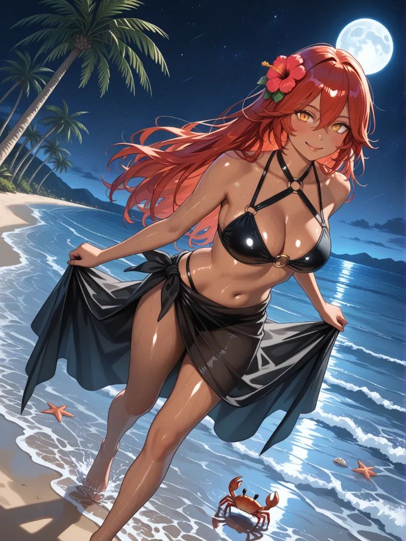 Lupusregina Beta, Night on the Beach