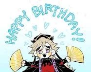Happy birthday Douma1sfreakalisous!!! :D