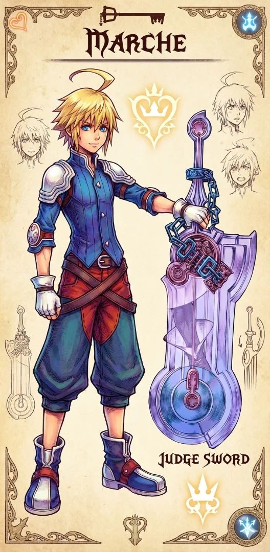 Kingdom Hearts Style Marche Radiuju