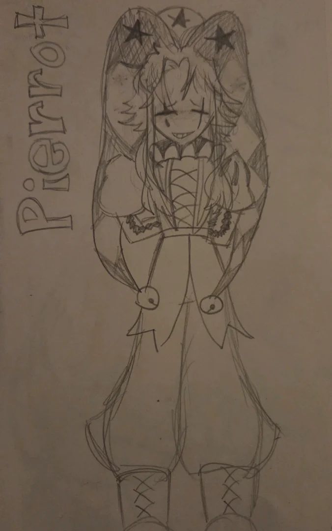 My drawing of Peirrot 