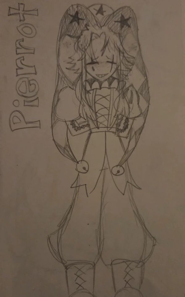 My drawing of Peirrot 