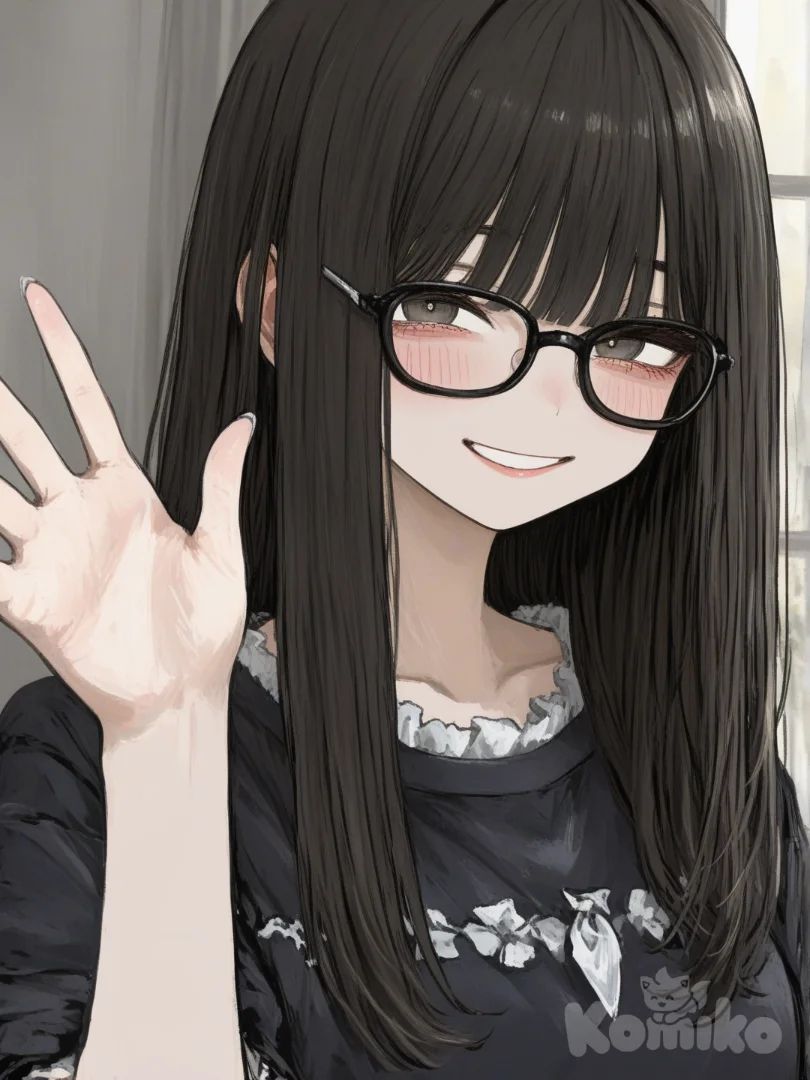 Girl wants to say hello