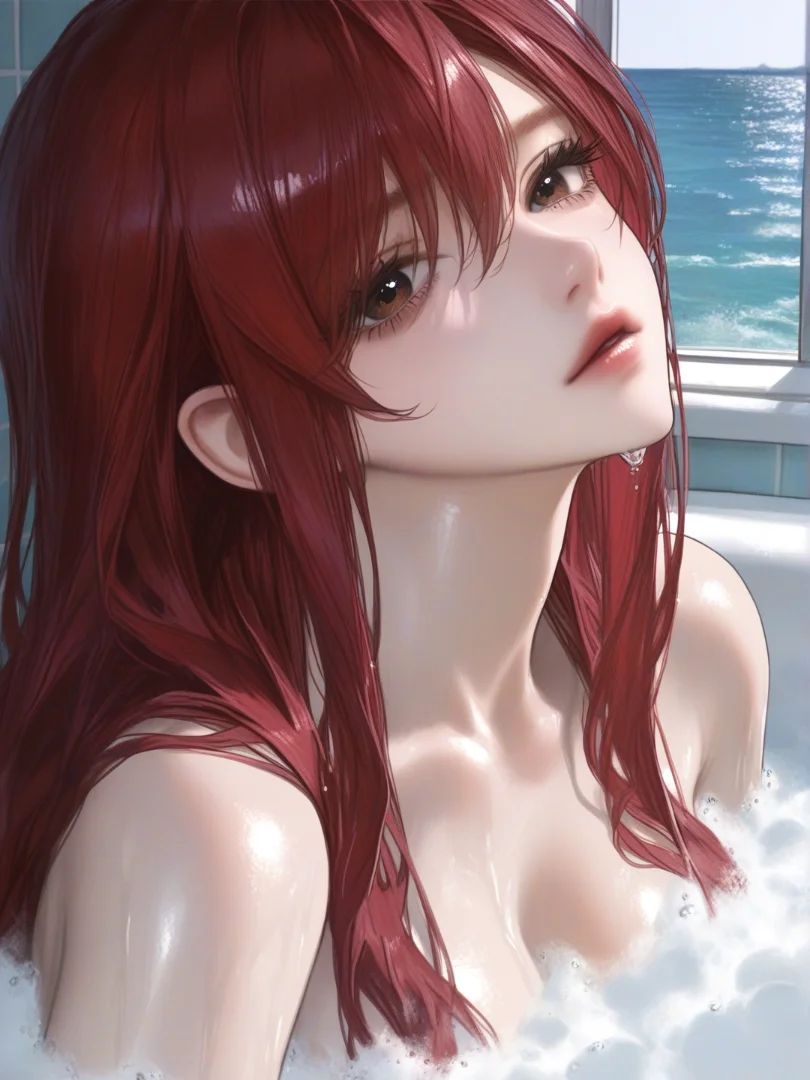 Erza semi-realistic relax time
