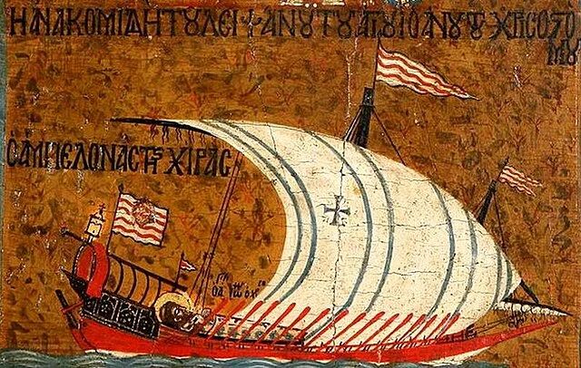 13th century Byzantine galley