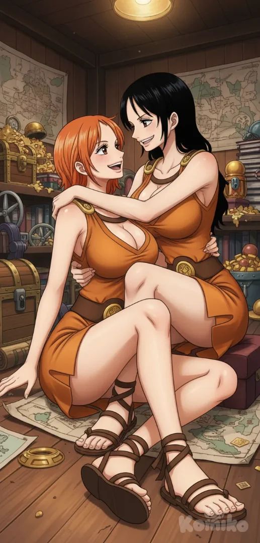 Nami y Nico Robin