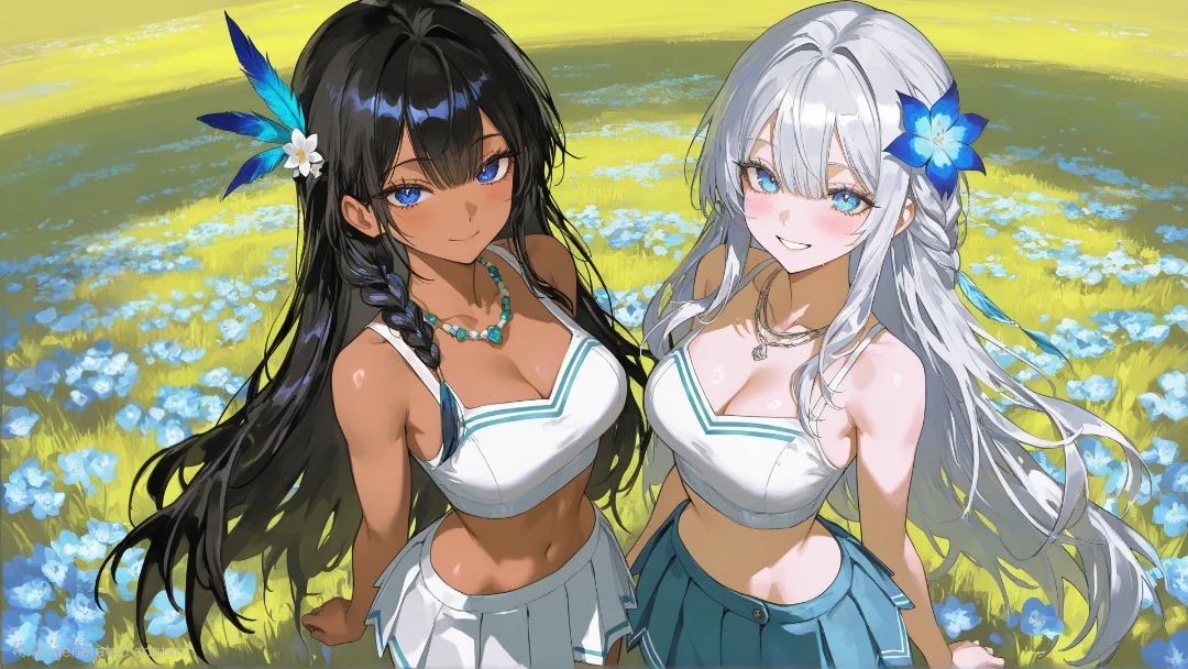 Aria and Cheyenne