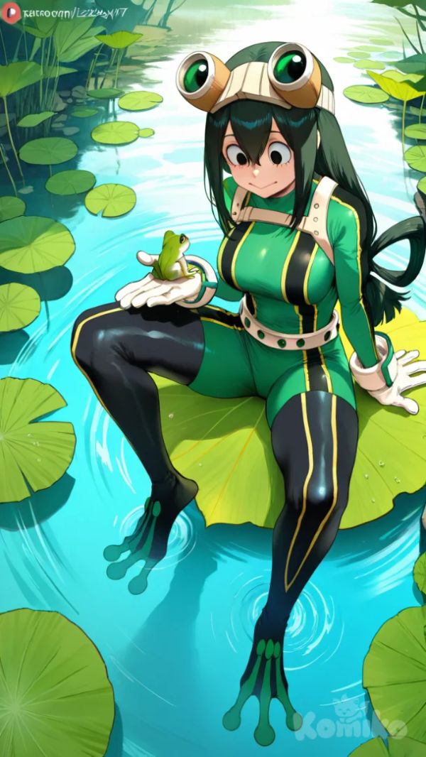 Froppy in pond 