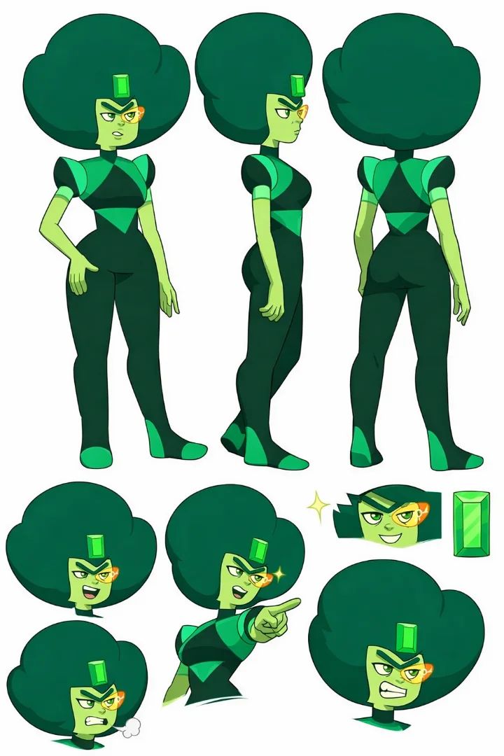 Demantoid (Steven_universe) character sheet 