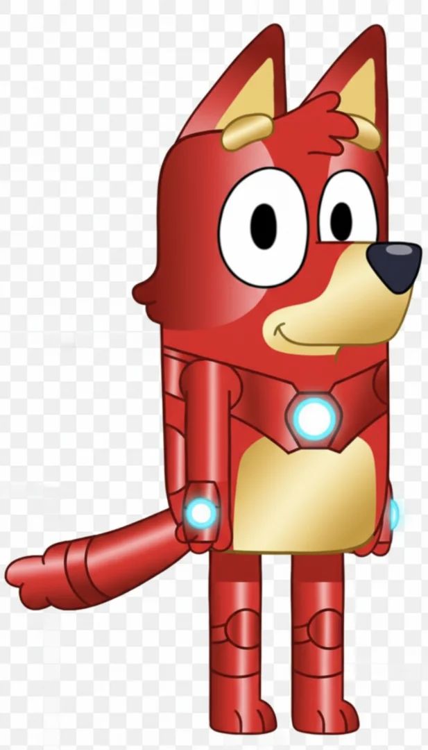 Homem de ferro bluey