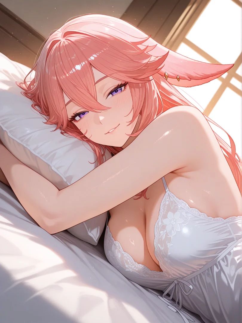 Yae Miko, peaceful resting