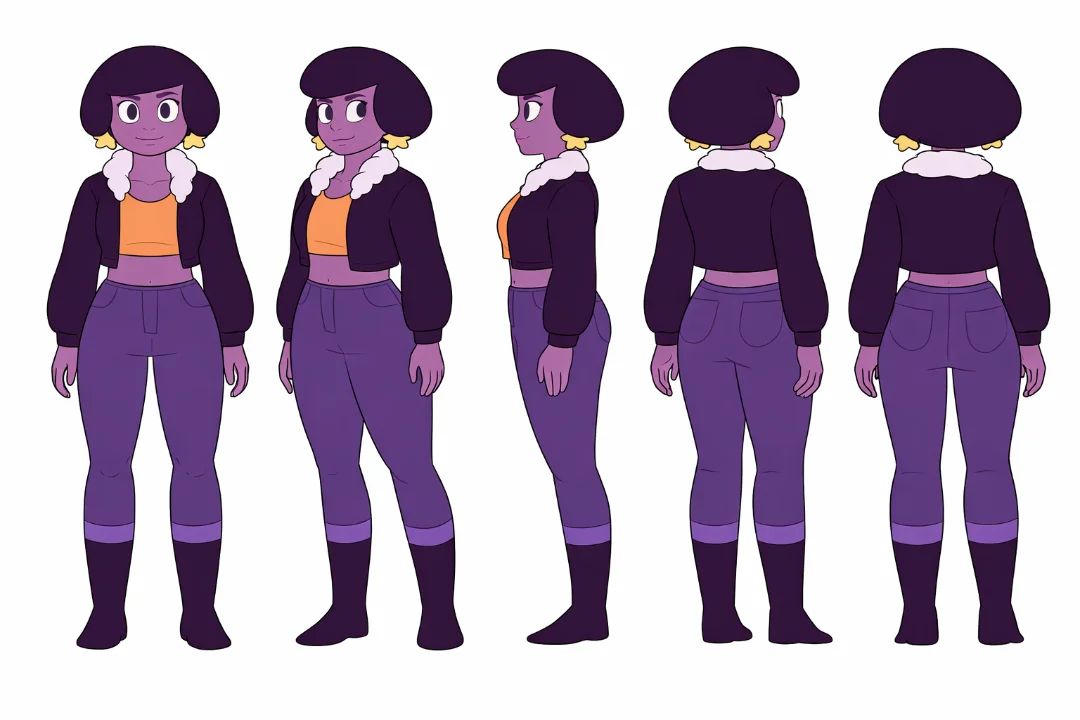 Jenny pizza (steven universe) character sheet 