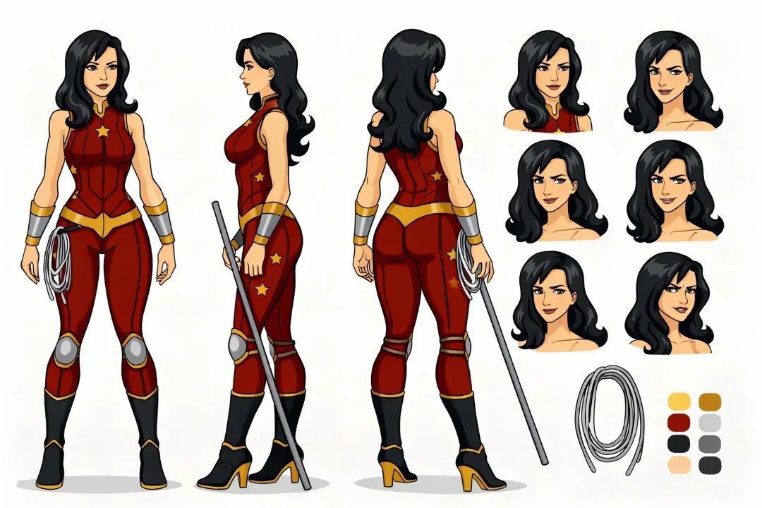 Wondergirl (dc) character sheet 