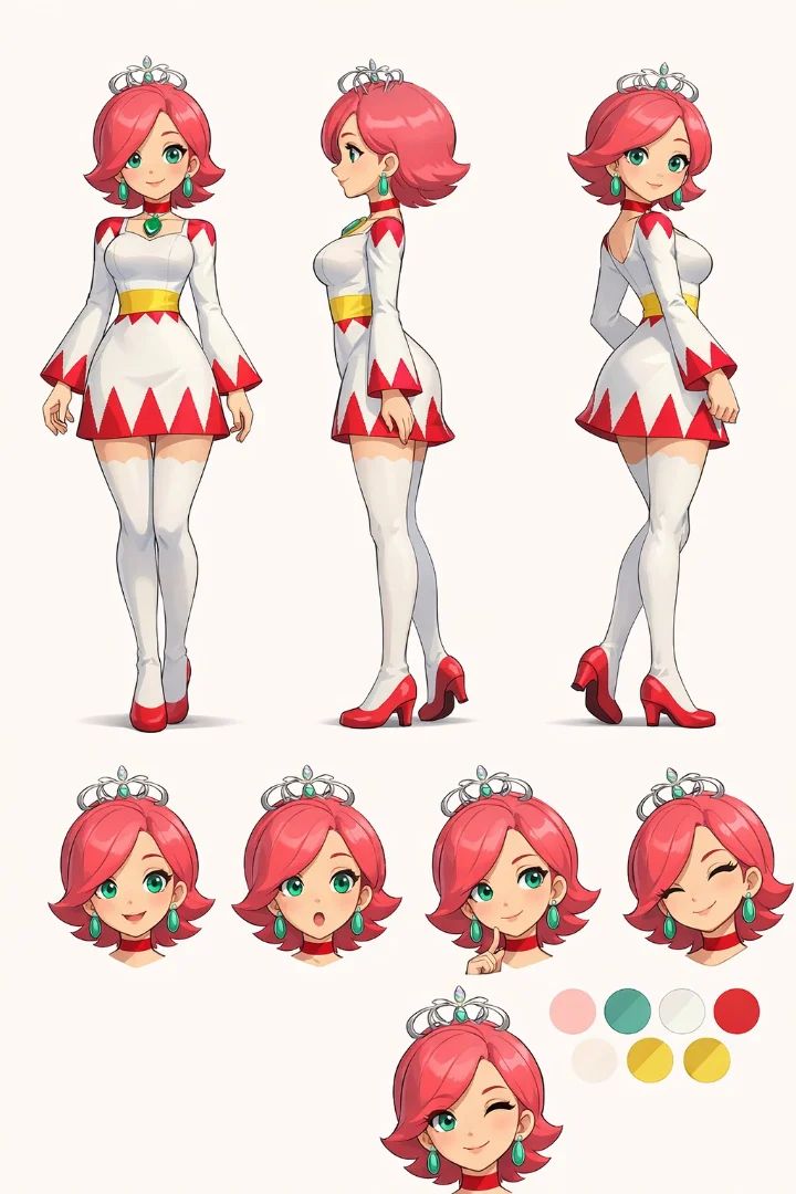 White mage (final fantasy/ mario sport mix) character sheet 