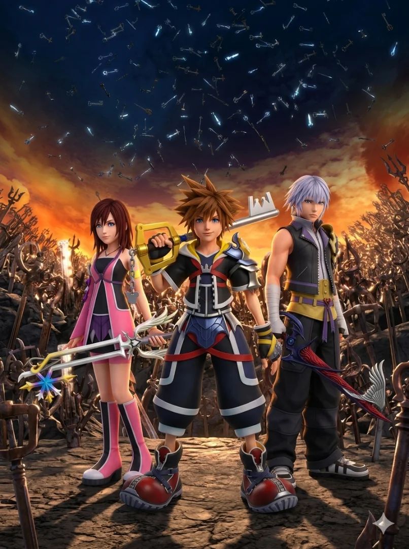 Kingdom Hearts ReDestined CG Artwork