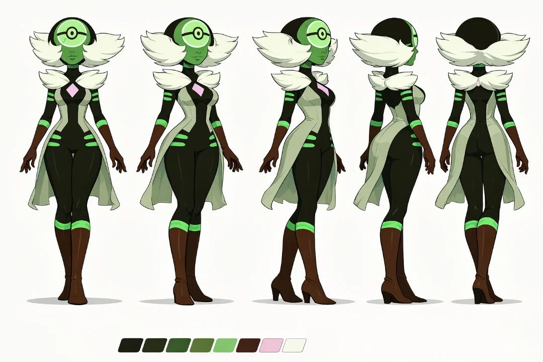 Nephrite (steven_universe) character sheet 