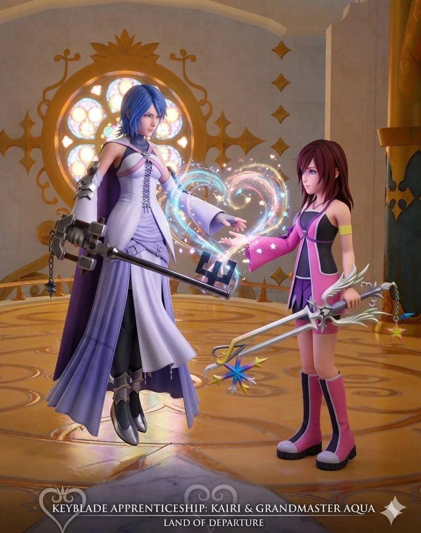 Kingdom Hearts ReDestined - Kairi and Grandmaster Aqua